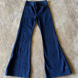 EXPRESS Bell flare high-rise jeans